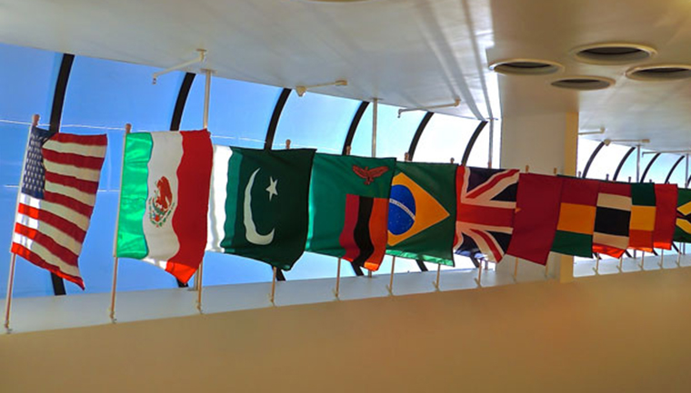 International flags