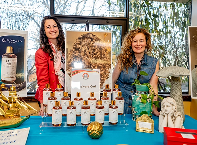 Photo of two women entrepreneurs.