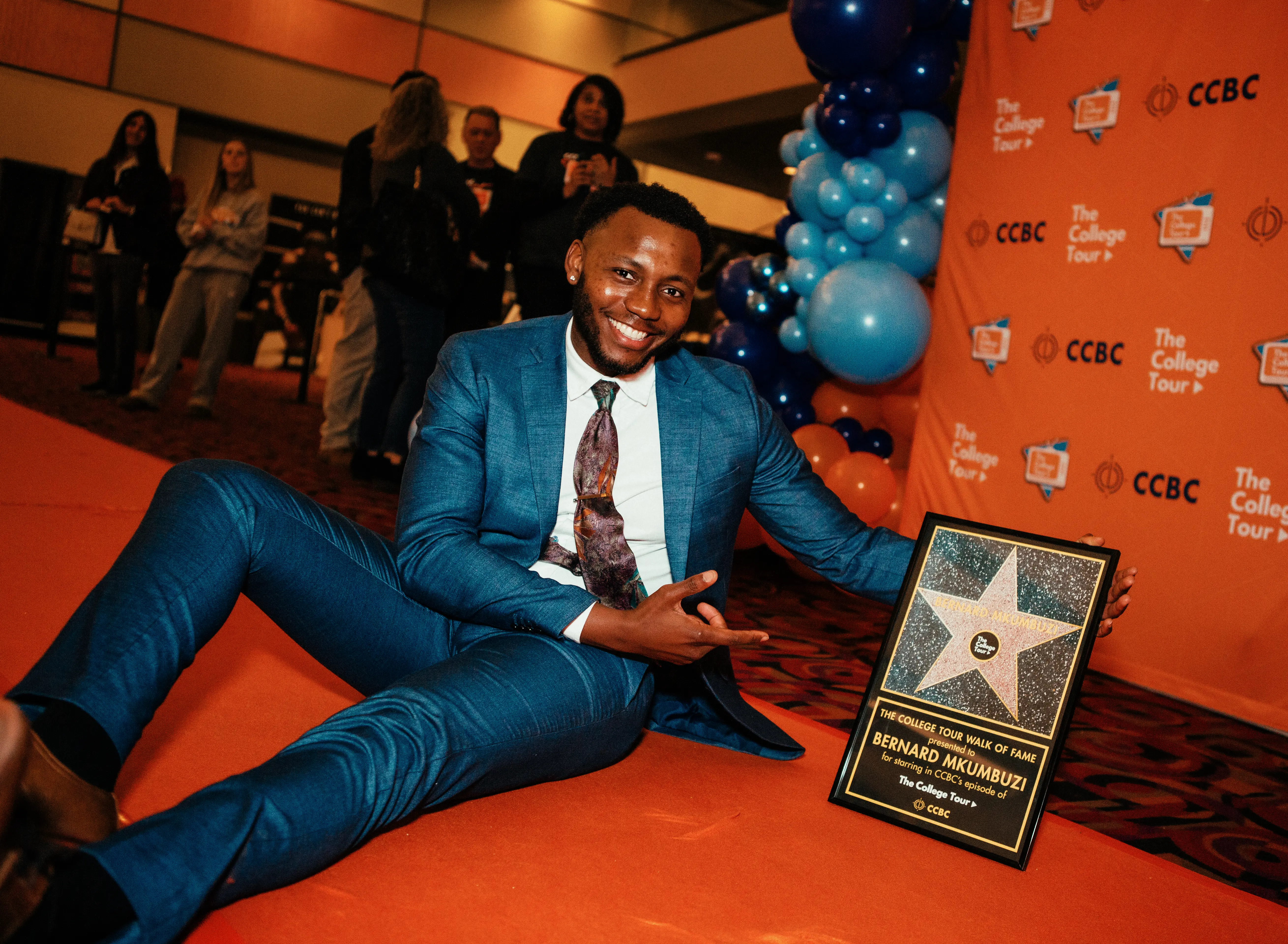 Bernard "Buzi" at The College Tour Premiere