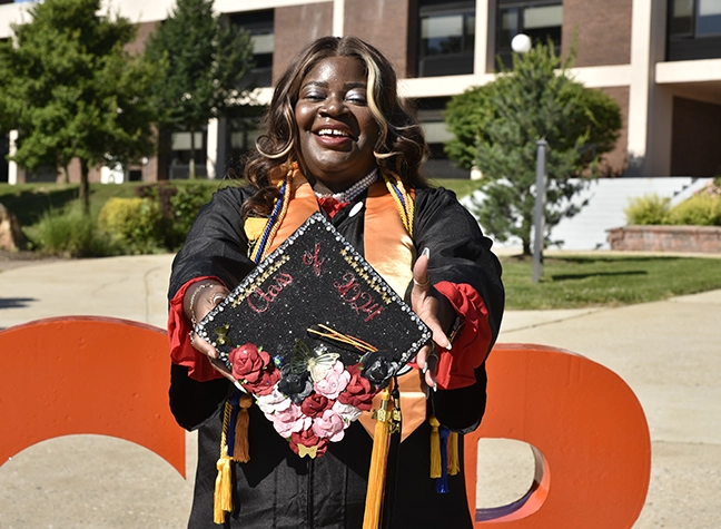 Dumont Henriette at graduation