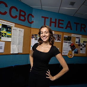 Close up of Daisy in Theater department