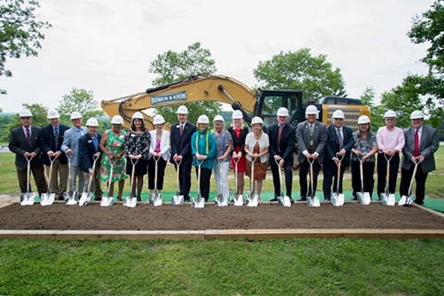 Carol D. Eustis Center for Health Professions groundbreaking ceremony.